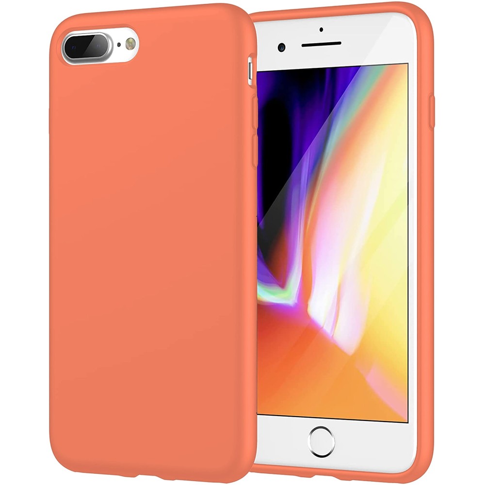 Husa Soft Silicone - iPhone 7 Plus/8 Plus - Peach