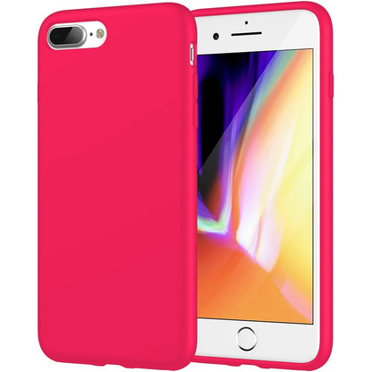 Husa Soft Silicone - iPhone 7 Plus/8 Plus - Neon Pink