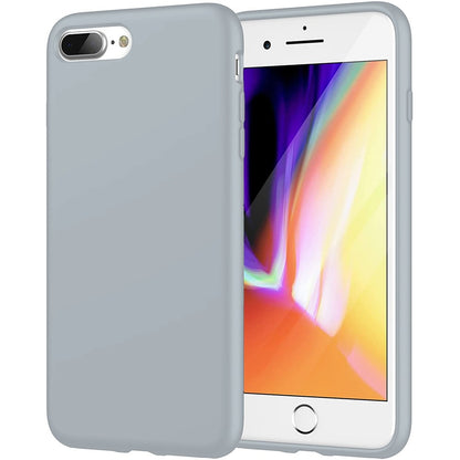 Husa Soft Silicone - iPhone 7 Plus/8 Plus - Light Gray