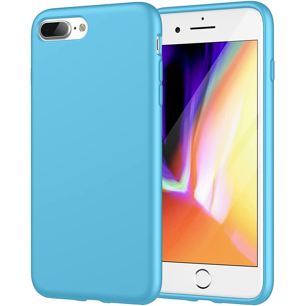 Husa Soft Silicone - iPhone 7 Plus/8 Plus - Acid Blue