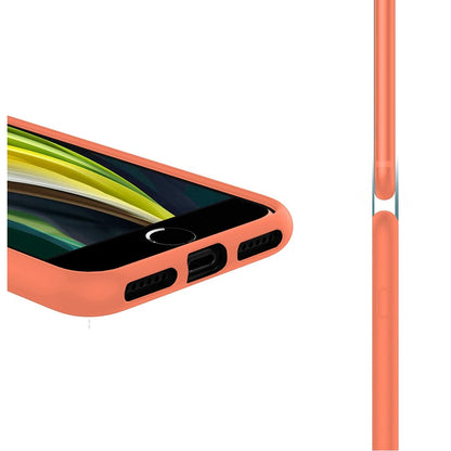 Husa Soft Silicone - iPhone X/XS - Peach