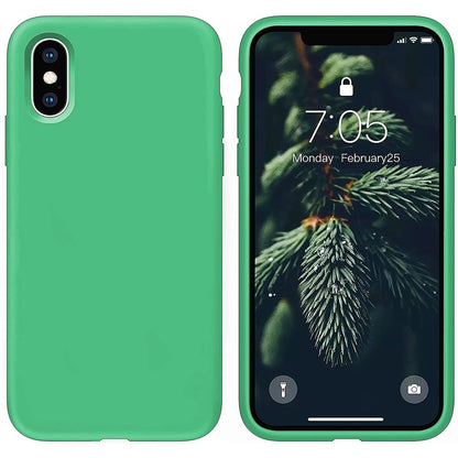 Husa Soft Silicone - iPhone X/XS - Emerald