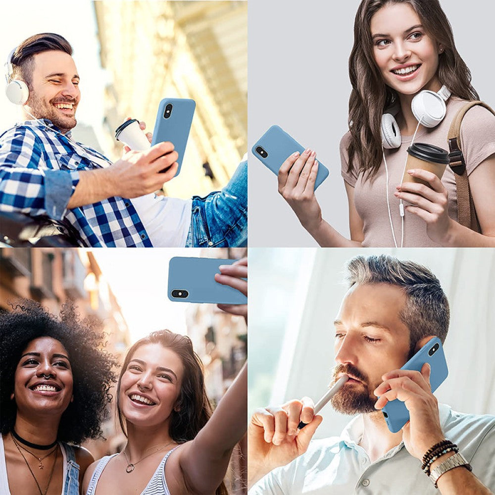 Husa Soft Silicone - iPhone X/XS - Lilac