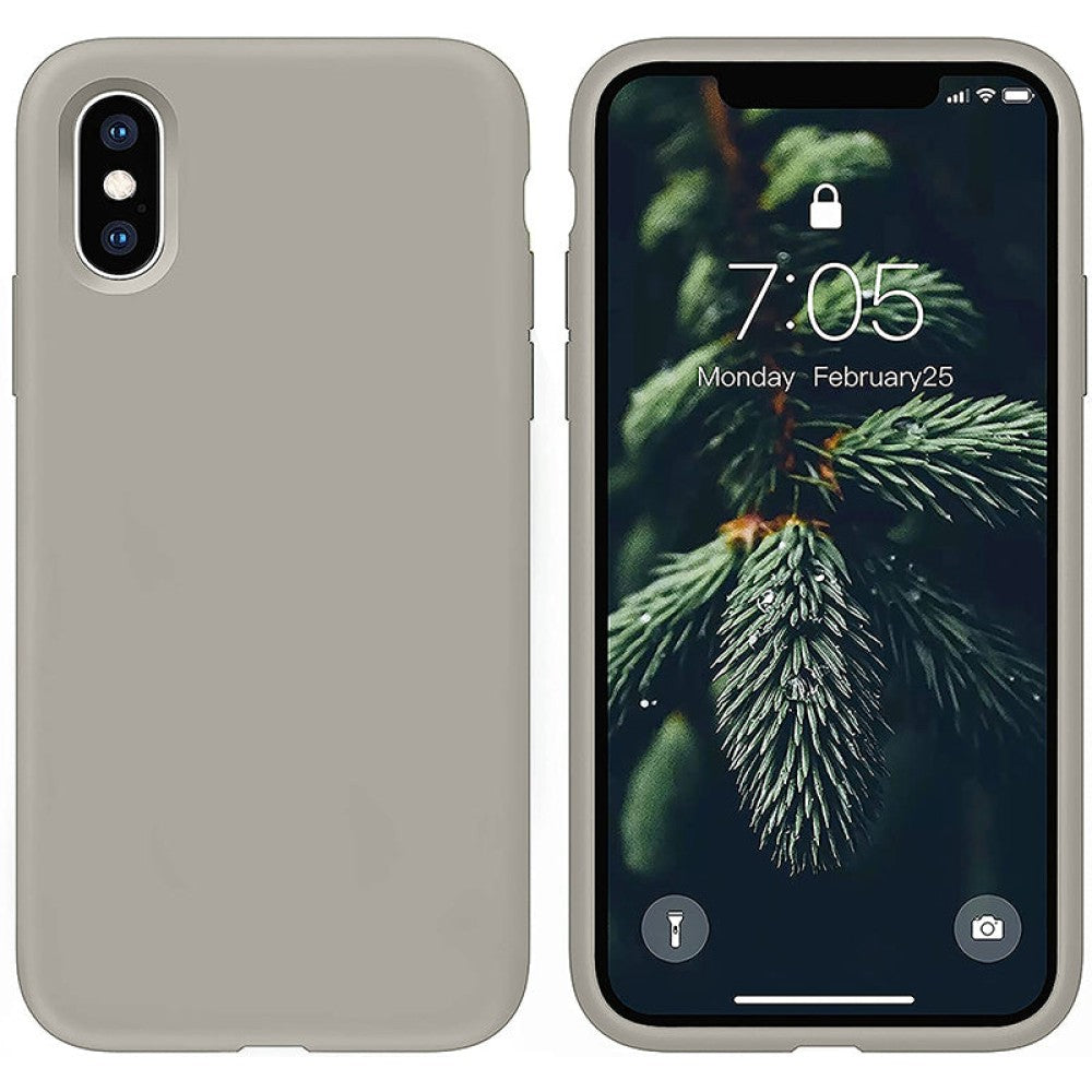 Husa Soft Silicone - iPhone X/XS - Gray