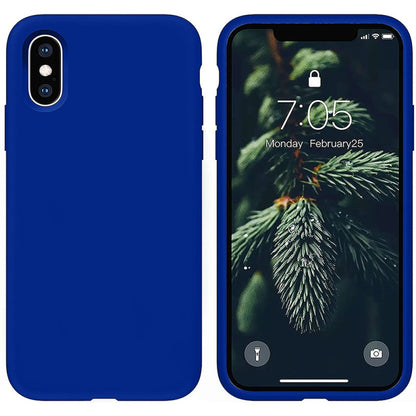 Husa Soft Silicone - iPhone X/XS - Dark Blue