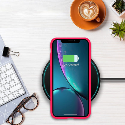 Husa Soft Silicone - iPhone X/XS - Neon Pink