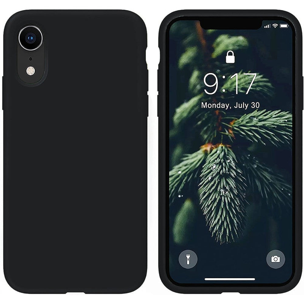Husa Soft Silicone - iPhone XR - Negru