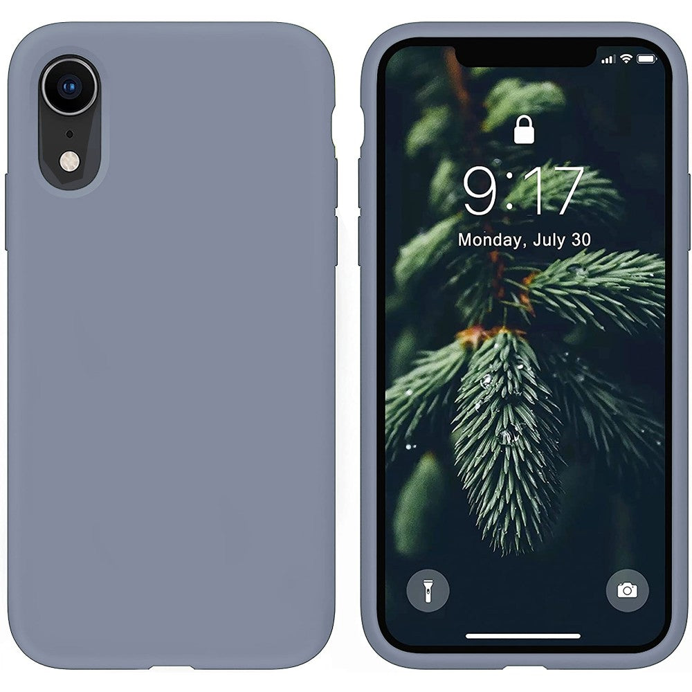 Husa Soft Silicone - iPhone XR - Slate Gray