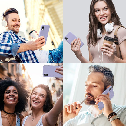 Husa Soft Silicone - iPhone XR - Light Lilac