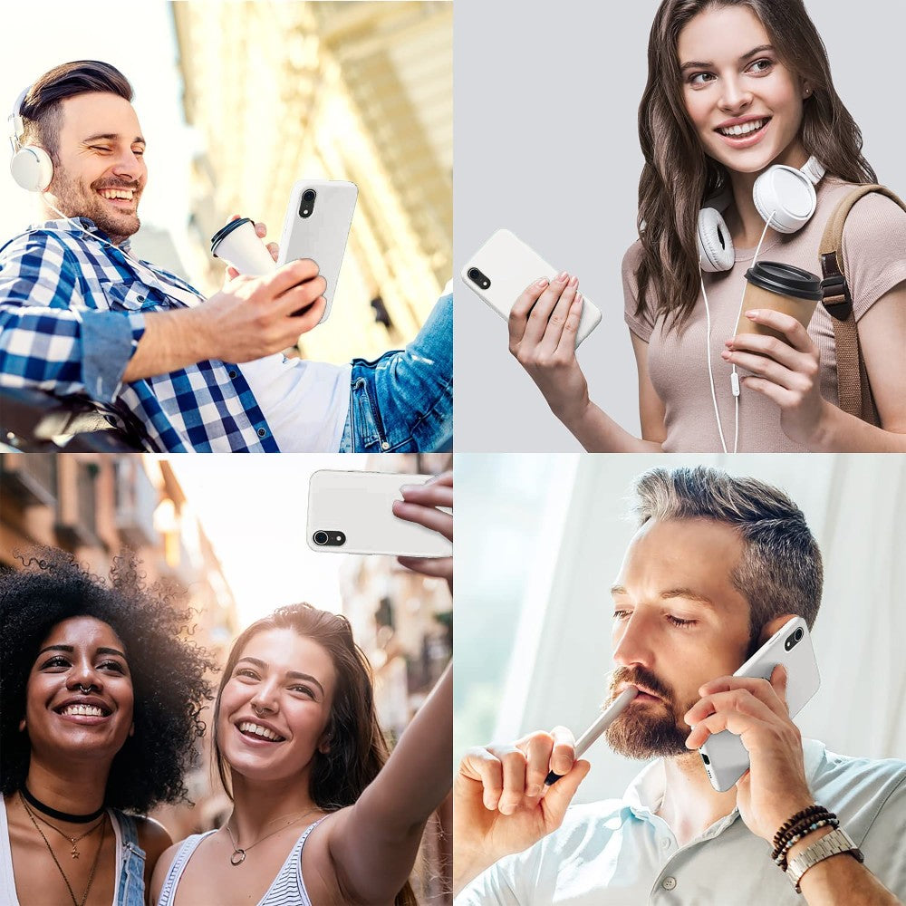 Husa Soft Silicone - iPhone XR - Alb