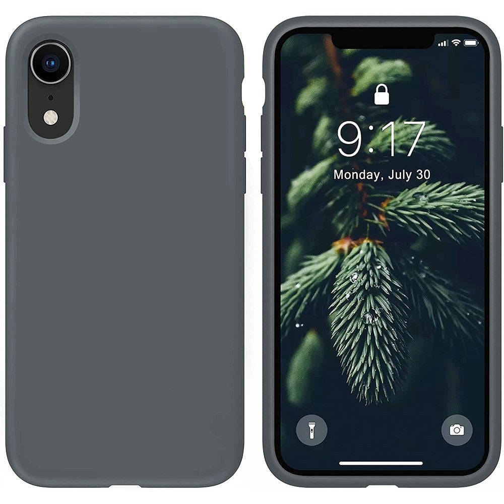 Husa Soft Silicone - iPhone XR - Dark Gray