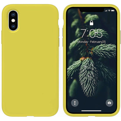 Husa Soft Silicone - iPhone XS Max - Yellow