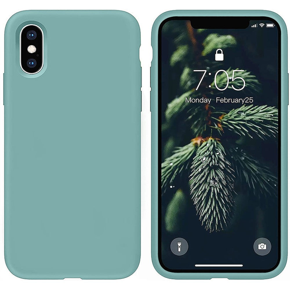 Husa Soft Silicone - iPhone XS Max - Marine Green