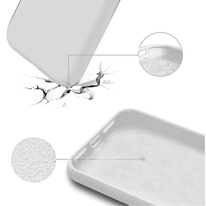 Husa Soft Silicone - iPhone XS Max - Alb