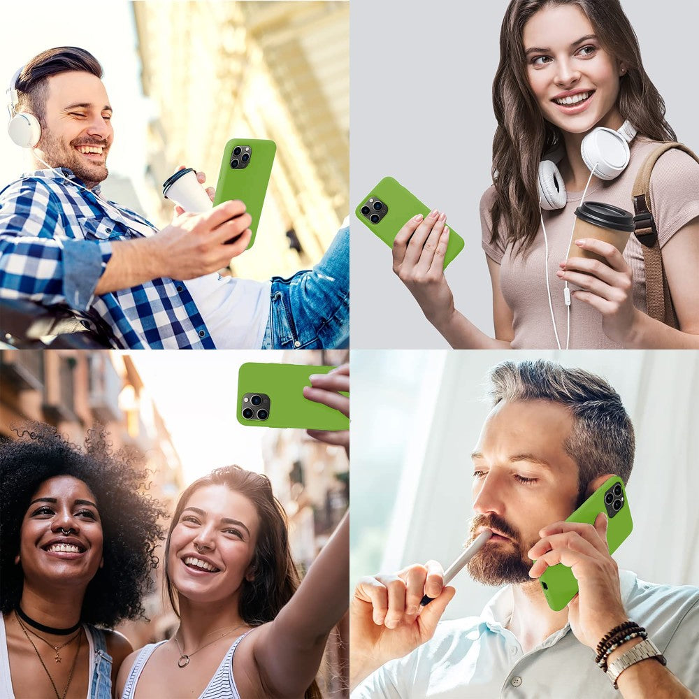 Husa Soft Silicone - iPhone 11 Pro - Acid Green