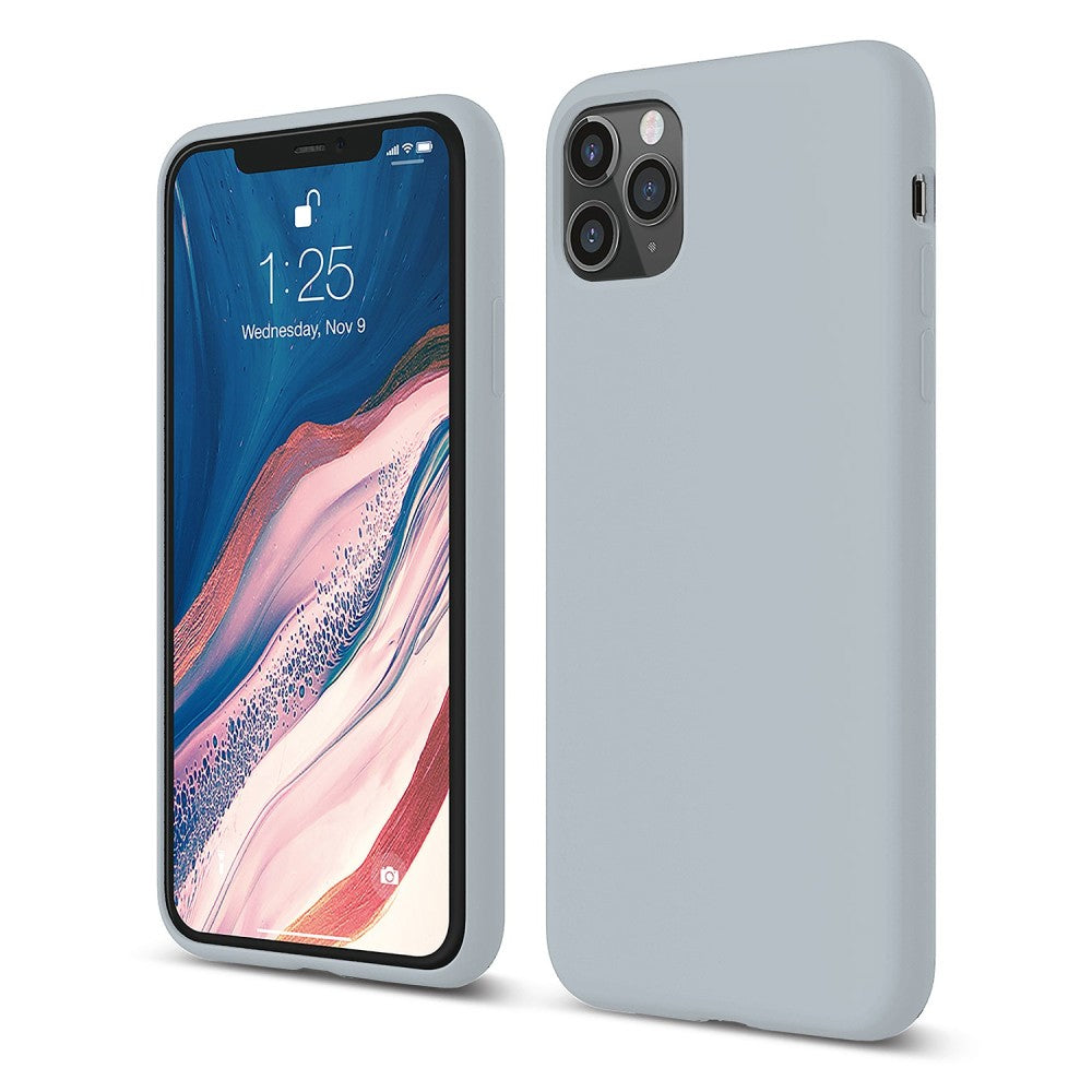 Husa Soft Silicone - iPhone 11 Pro Max - Light Gray