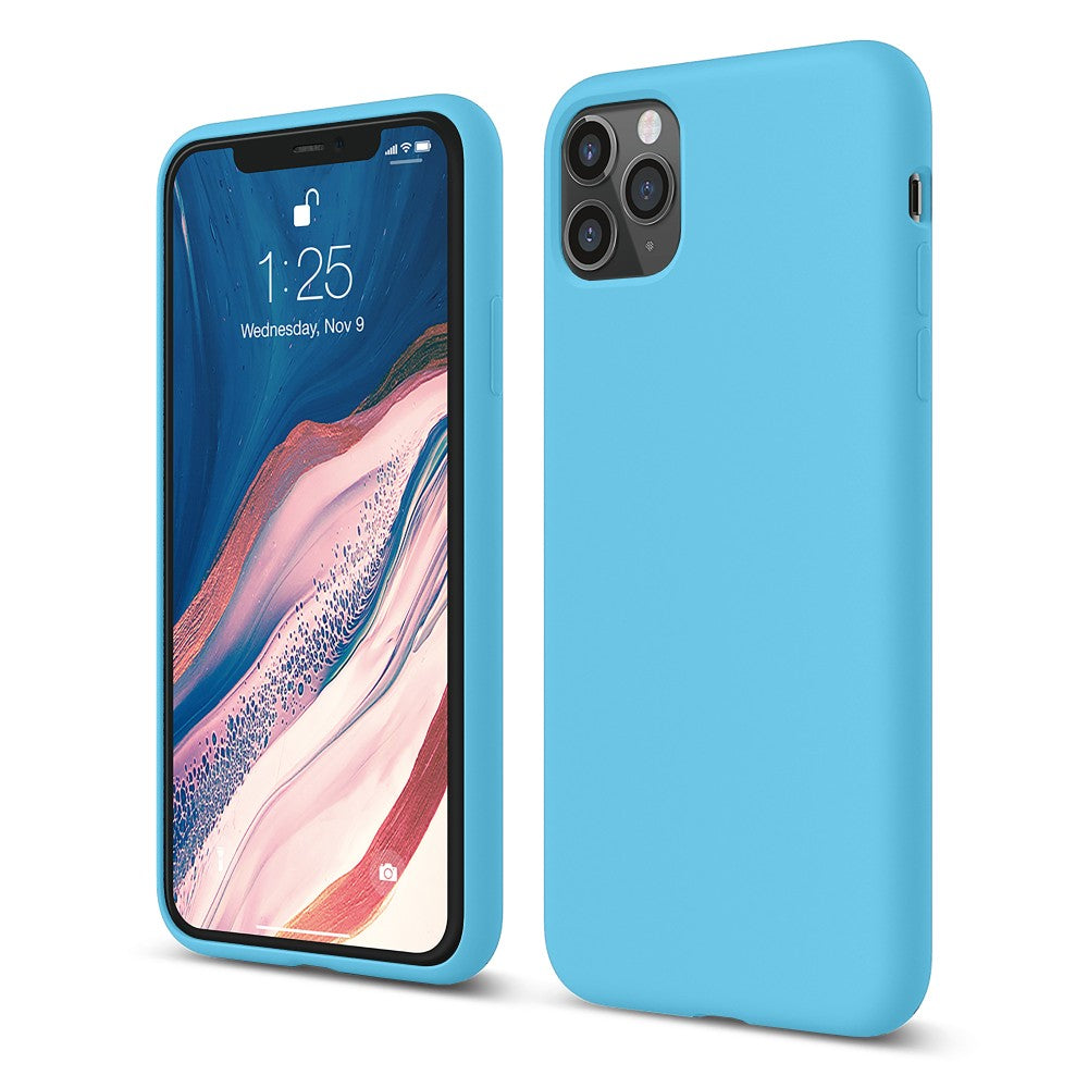 Husa Soft Silicone - iPhone 11 Pro Max - Acid Blue