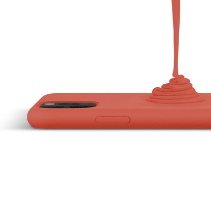 Husa Soft Silicone - iPhone 11 Pro Max - Orange Red