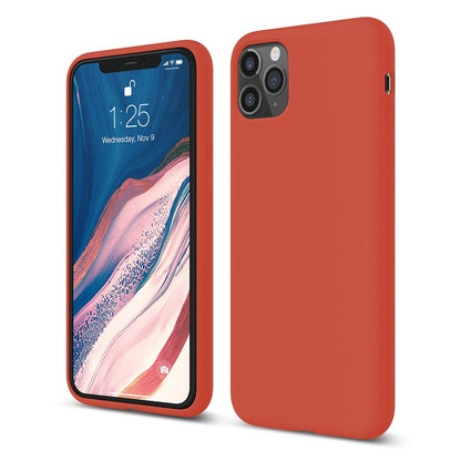 Husa Soft Silicone - iPhone 11 Pro Max - Orange Red