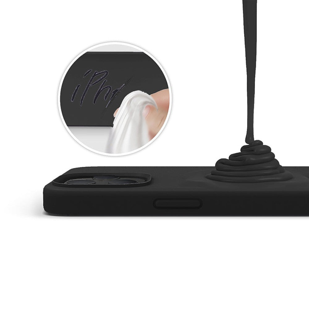 Husa Soft Silicone - iPhone 12/12 Pro - Negru