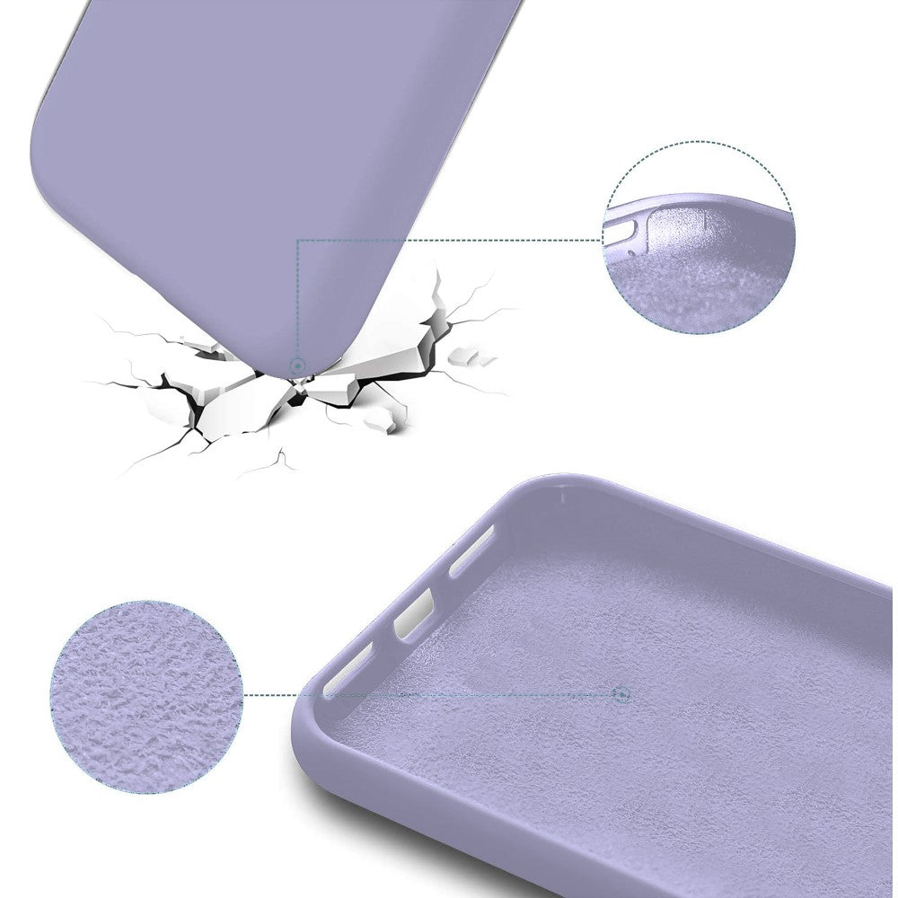 Husa Soft Silicone - iPhone 12/12 Pro - Light Lilac