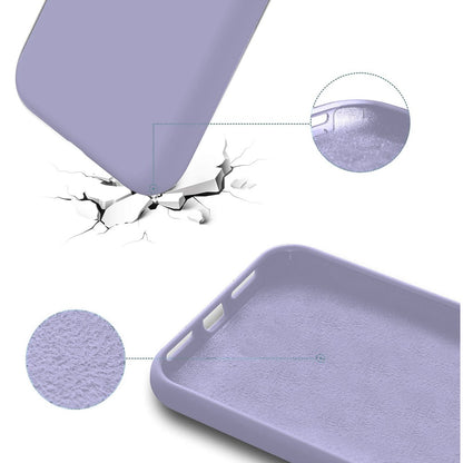 Husa Soft Silicone - iPhone 12/12 Pro - Light Lilac