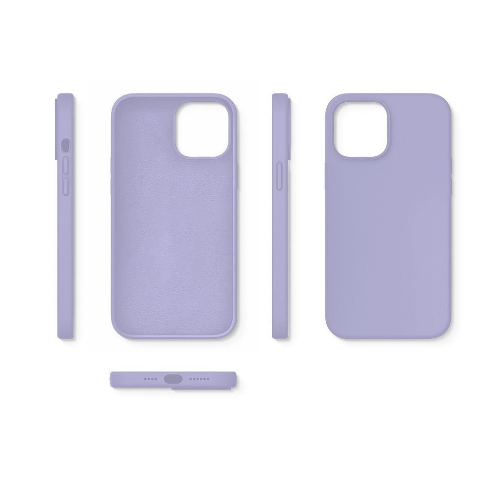 Husa Soft Silicone - iPhone 12/12 Pro - Light Lilac