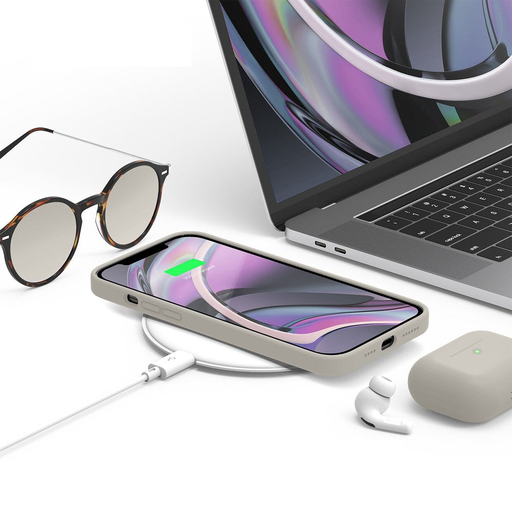 Husa Soft Silicone - iPhone 12/12 Pro - Gray