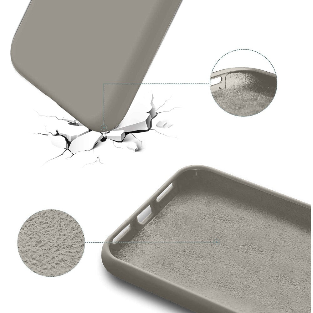 Husa Soft Silicone - iPhone 12/12 Pro - Gray