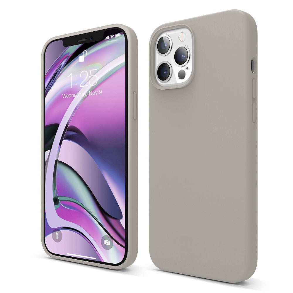 Husa Soft Silicone - iPhone 12/12 Pro - Gray