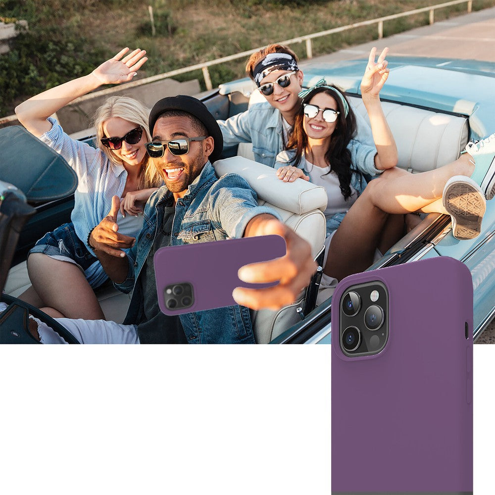 Husa Soft Silicone - iPhone 12 Pro Max - Light Purple