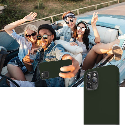 Husa Soft Silicone - iPhone 12 Pro Max - Dark Marine Green