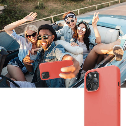 Husa Soft Silicone - iPhone 12 Pro Max - Orange