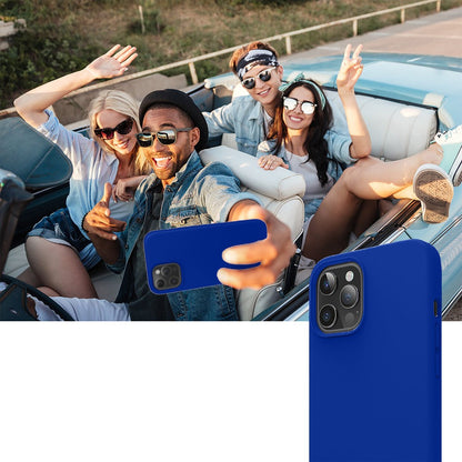 Husa Soft Silicone - iPhone 12 Pro Max - Dark Blue