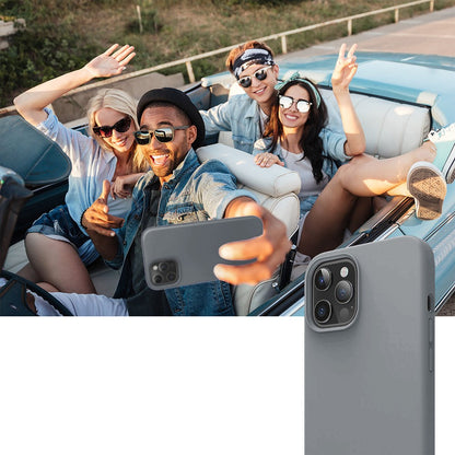 Husa Soft Silicone - iPhone 12 Pro Max - Dark Gray