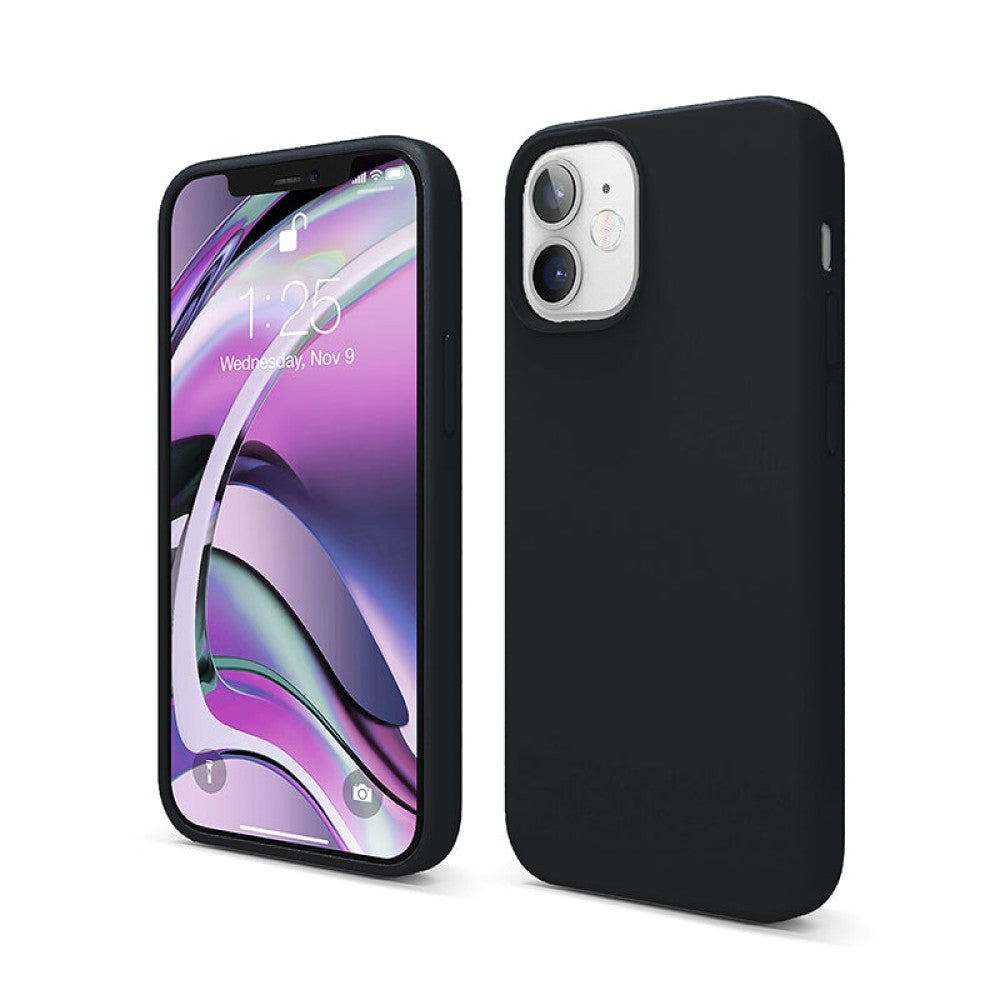 Husa Soft Silicone - iPhone 12 Mini - Negru