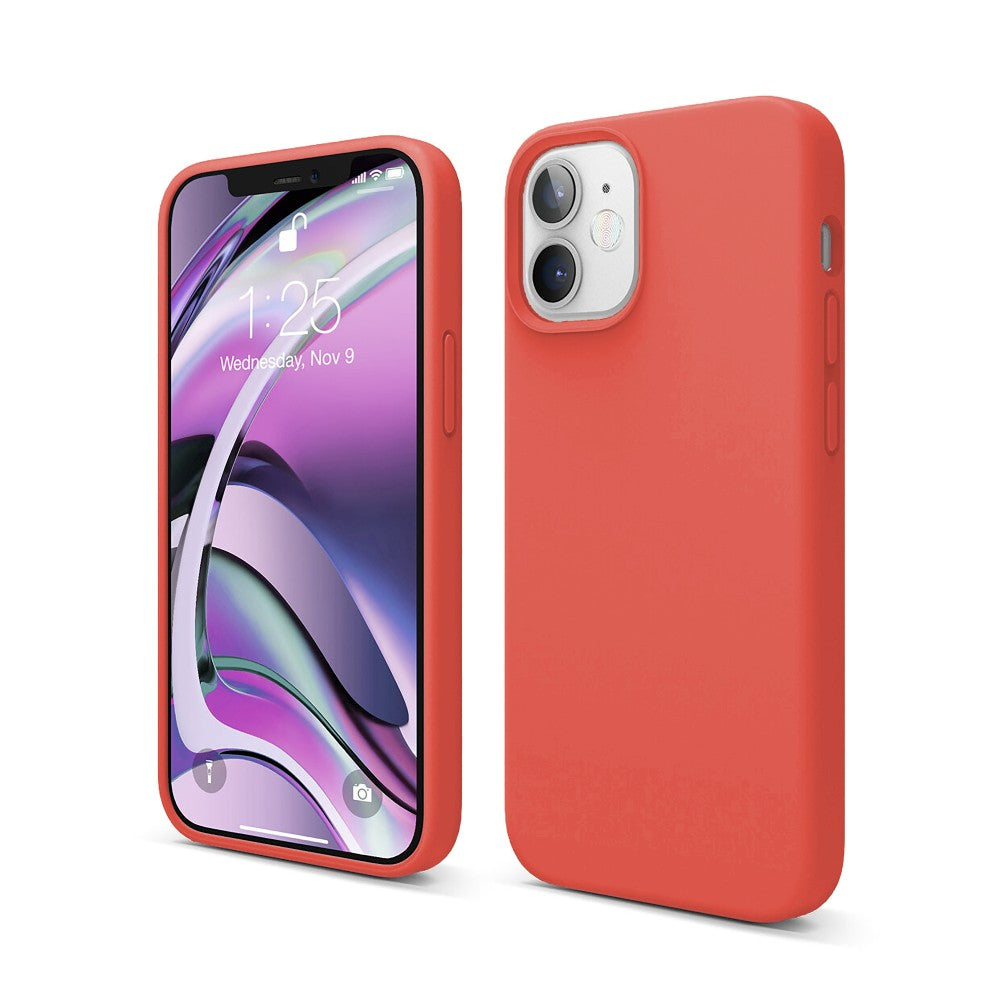 Husa Soft Silicone - iPhone 12 Mini - Orange