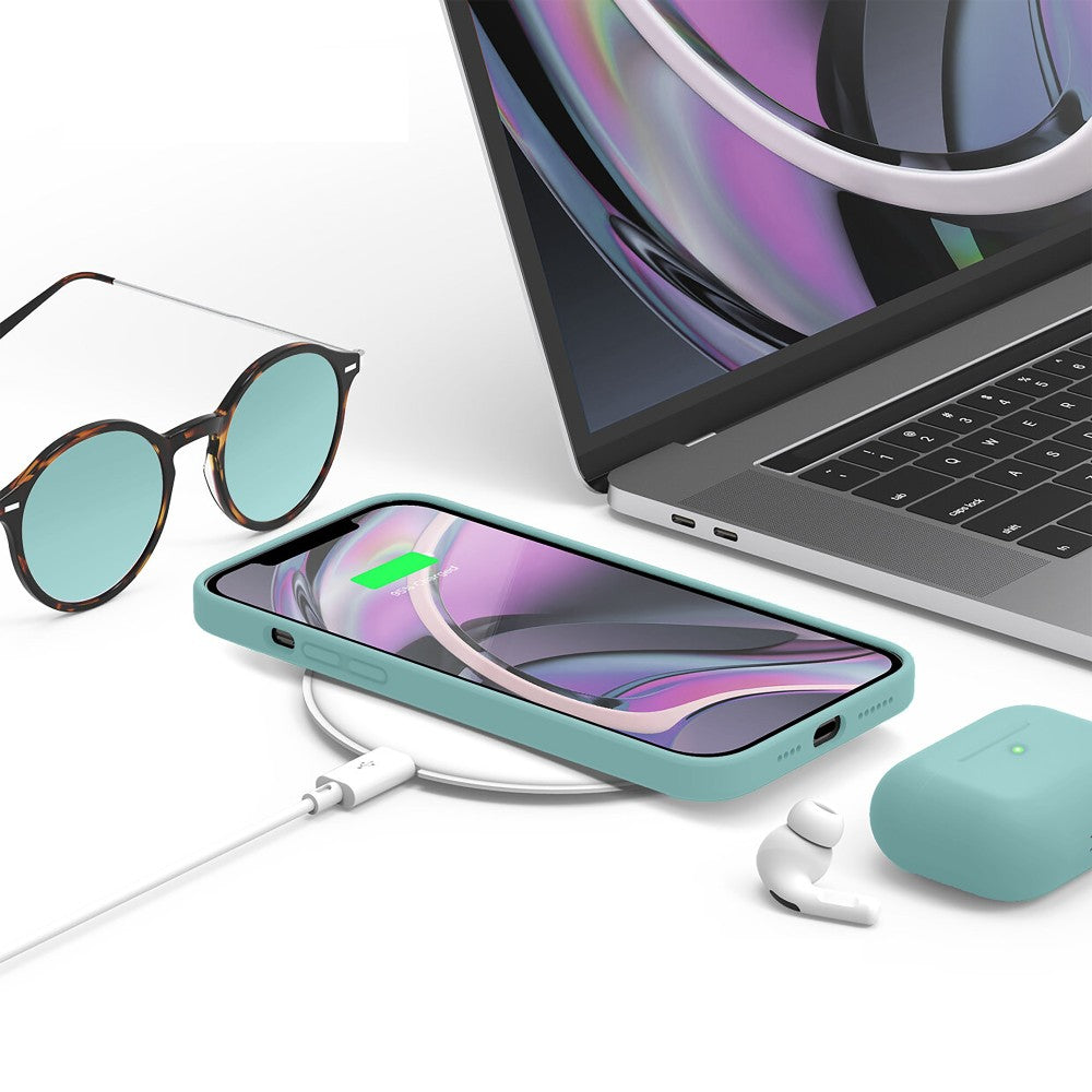 Husa Soft Silicone - iPhone 12 Mini - Marine Green