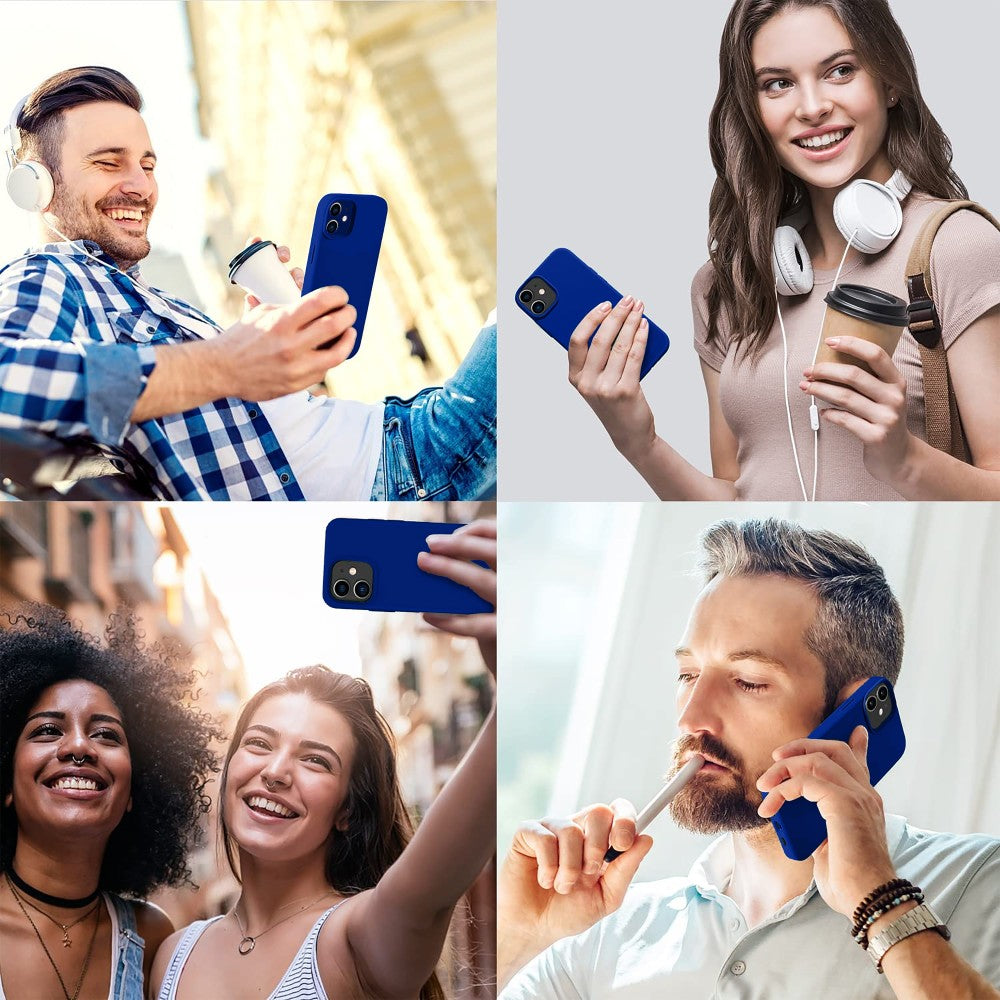Husa Soft Silicone - iPhone 12 Mini - Dark Blue