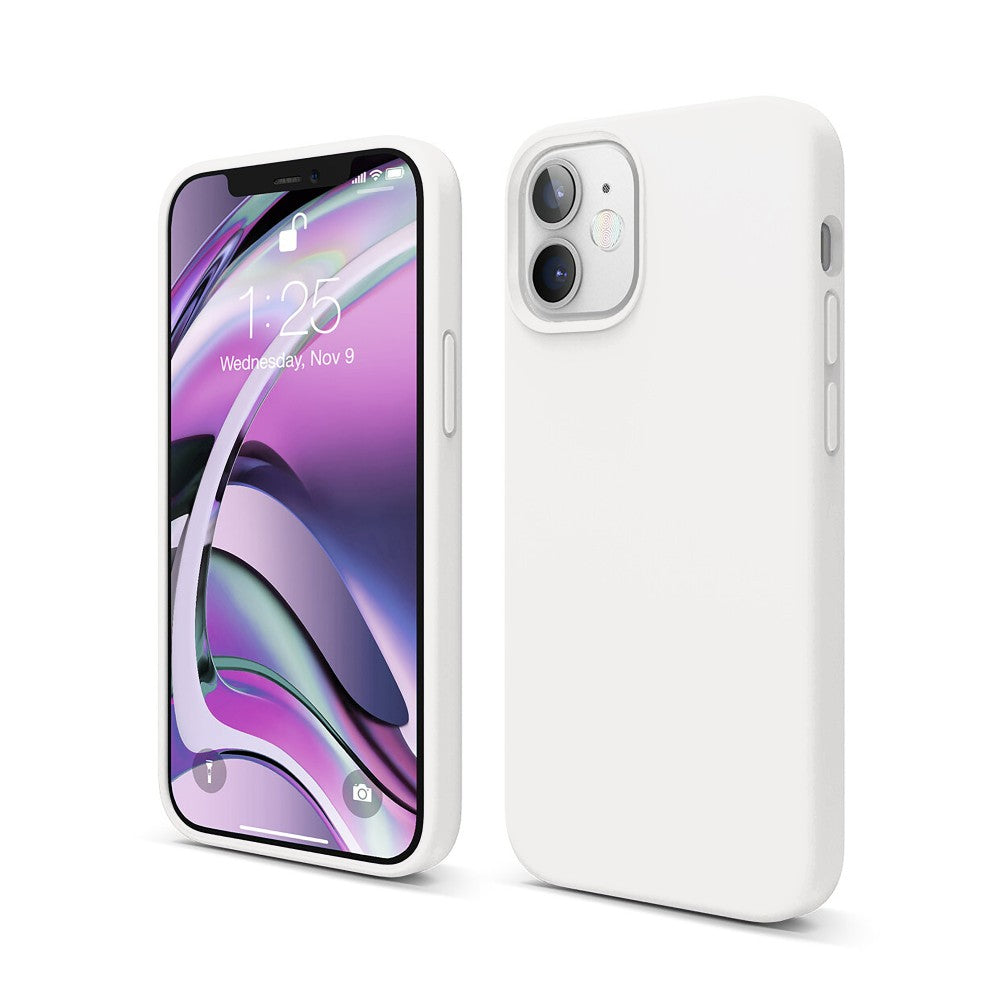 Husa Soft Silicone - iPhone 12 Mini - Alb