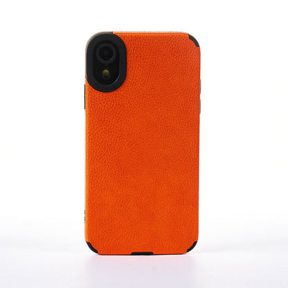Husa Grained Leather - iPhone XR - Portocaliu