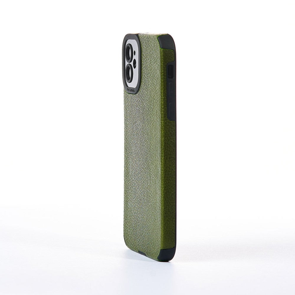 Husa Grained Leather - iPhone 11 - Verde