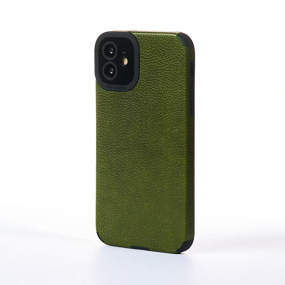 Husa Grained Leather - iPhone 11 - Verde