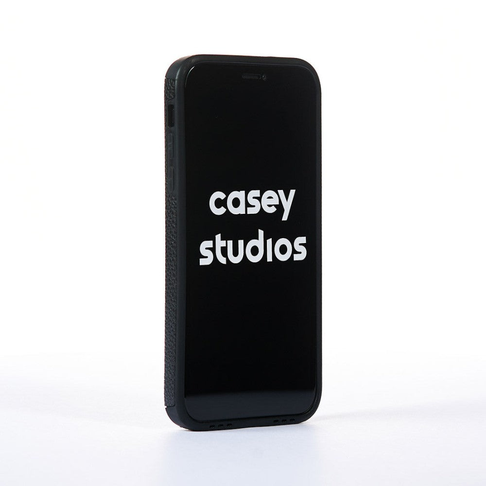 Husa Grained Leather - iPhone 11 - Negru