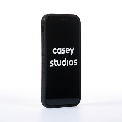 Husa Grained Leather - iPhone 11 - Negru