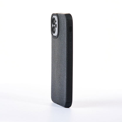 Husa Grained Leather - iPhone 11 - Negru