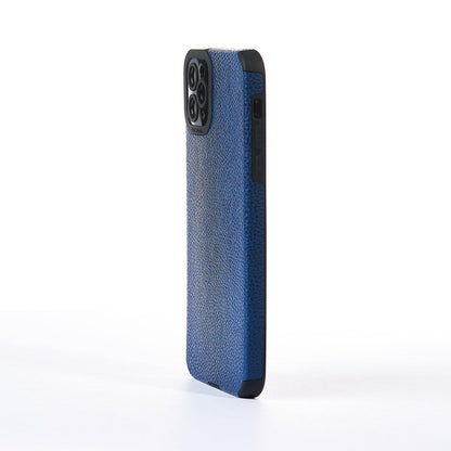 Husa Grained Leather - iPhone 11 Pro Max - Albastru