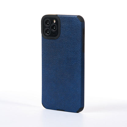 Husa Grained Leather - iPhone 11 Pro Max - Albastru