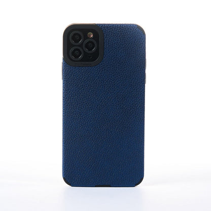 Husa Grained Leather - iPhone 11 Pro Max - Albastru