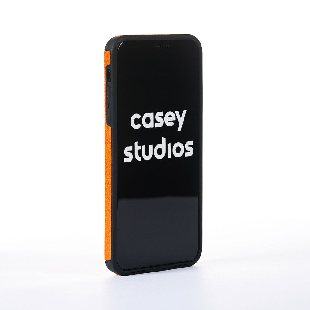 Husa Grained Leather - iPhone 11 Pro Max - Portocaliu